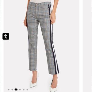MOTHER
The Insider Plaid Ankle Jeans